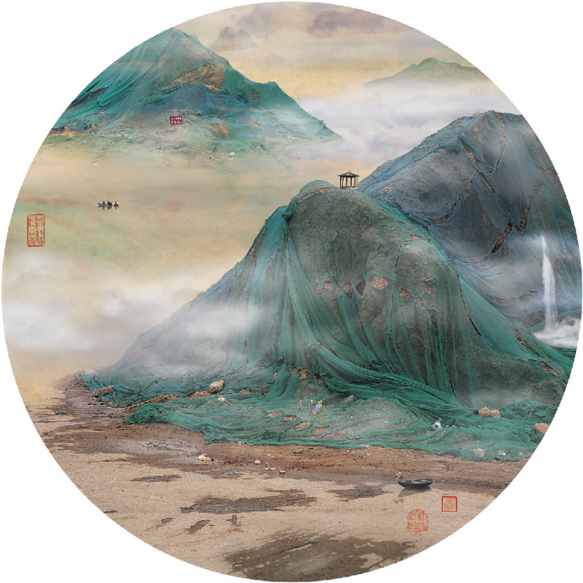 Yao Lu. Passing Spring at the Ancient Dock. 2006. C-print; 85 x 85 cm. Courtesy of the artist. Licensed under Creative Commons Attribution 4.0.